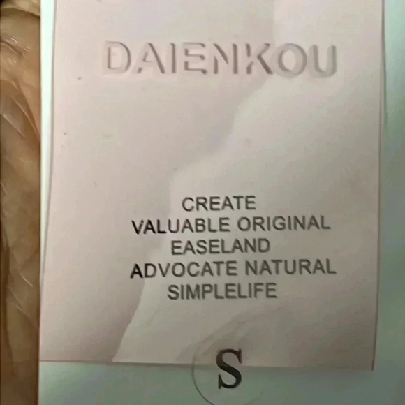 Daienkou Multicolor Short Sleeve Tie Waist Dress Size S - Picture 8 of 10